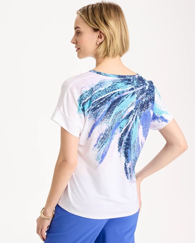 Zenergy Sicily Splash Drop Shoulder Tee - image 3
